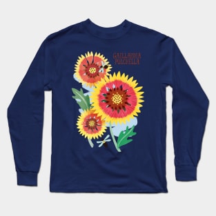 Gaillardia Pulchella Long Sleeve T-Shirt